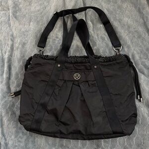 lululemon athletica Black Quilted-Style Everyday Tote